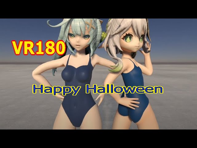 [VR180] Faruzan & Nahida - Happy Halloween(Karen dance+Manako dance) [DanceXR(MMD)]