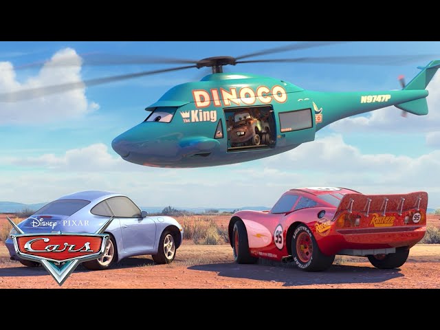 Lightning McQueen Makes Mater's Helicopter Wish Come True | Pixar Cars