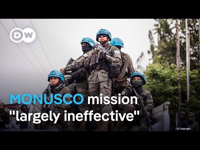 DRC: UN peacekeepers die in clashes with M23 rebels | DW News