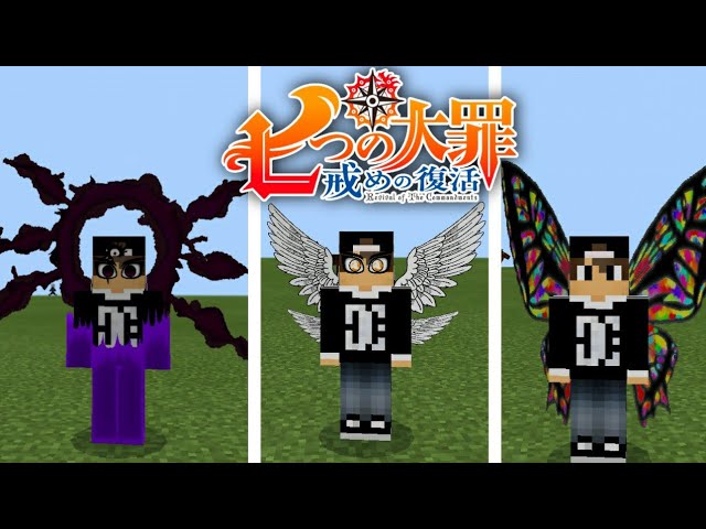 NOVO!! ADDON/MOD NANATSU TAIZAR EM HD E MUITO ÉPICO PARA O MINECRAFT PE (BEDROCK)