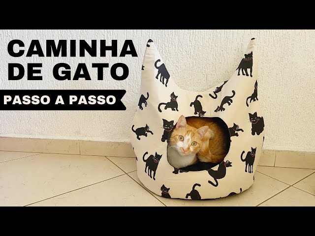 Como fazer CAMINHA DE GATO passo a passo para iniciantes na costura