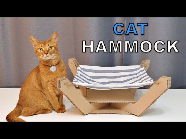 How to Make a Cat Hammock Bed from Cardboard