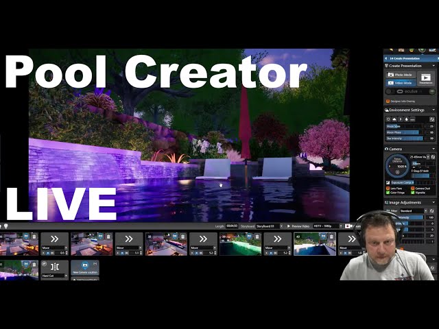 Goldsand Pt 5 - Pool Studio Live VIP 3D Q&A - Backyard Swimming Pool Design Ideas & Tutorial