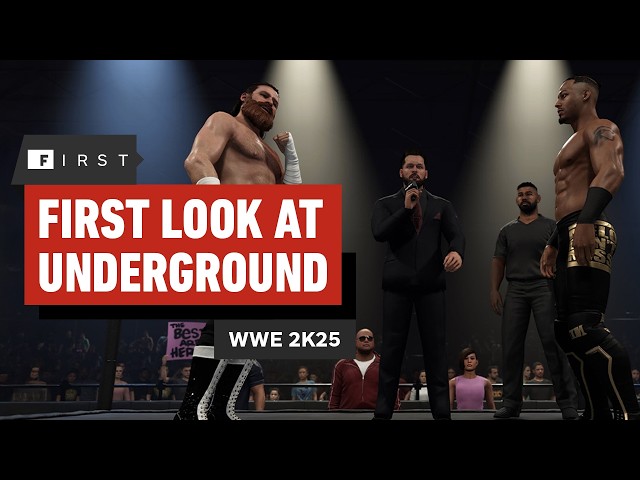 WWE 2K25: Underground Match Gameplay With Developer Commentary - IGN First