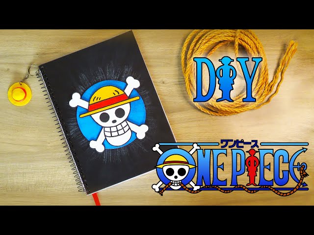 DIY: How to Make ONE PIECE Notebook - Back to School Supplies Tutorial