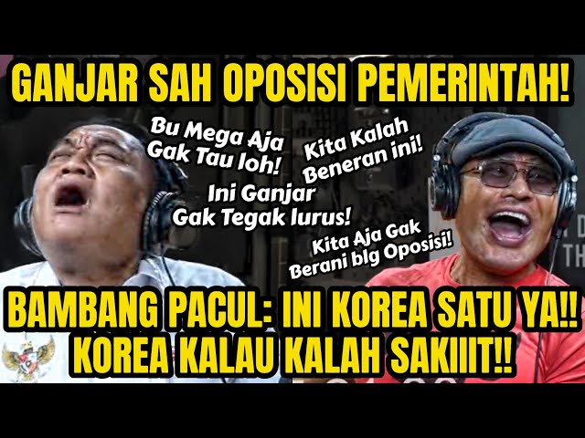 BAMBANG PACUL: PAK GANJAR, PAK GANJAAR‼️Mereka Gak Curang, Kita Aja Kalaah!! - Ini Lucu - Podcast