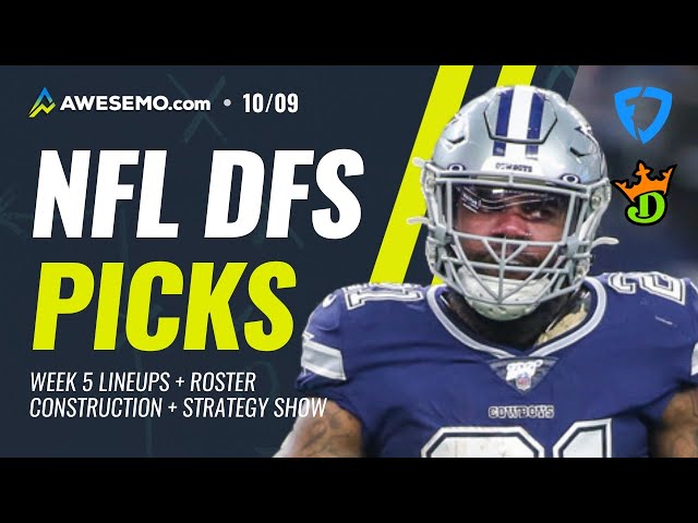 NFL DFS WEEK 5 LINEUPS DRAFTKINGS + FANDUEL