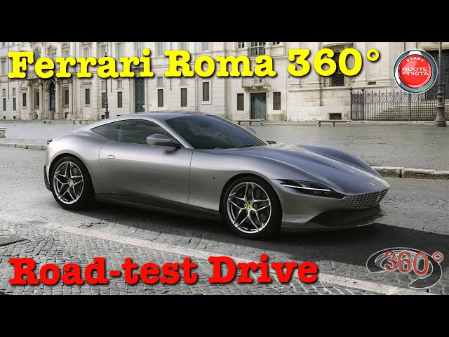 360° VIDEO 4K | Ferrari Roma 360 | Road Test Milano | JULY 2020