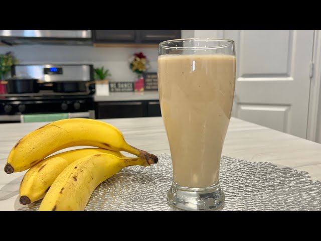 HOW TO MAKE THE BEST PEANUT BUTTER AND BANANA SMOOTHIE! | Chi Styles | #smoothie #homemade #banana