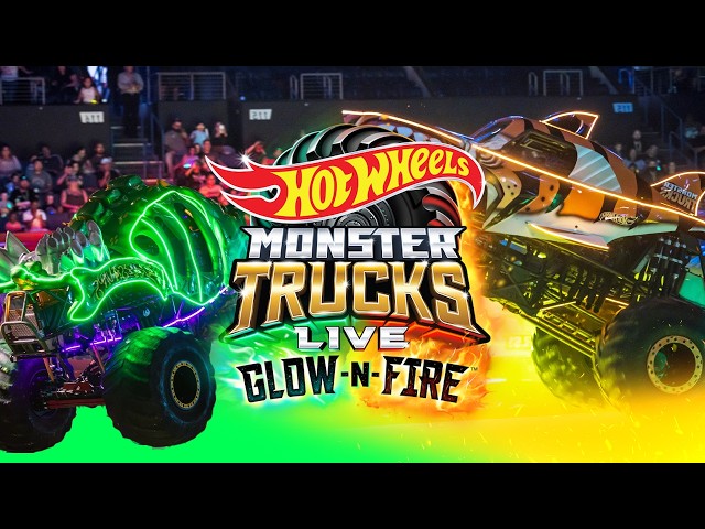 Hot Wheels Monster Trucks LIVE Glow & Fire 2025