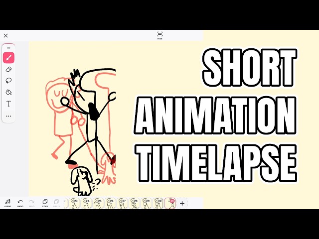 Dog vs. The City - Animation time-lapse #animating #timelapse