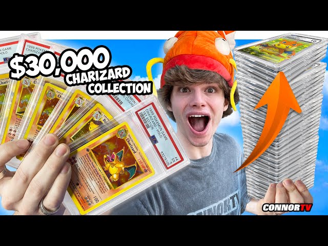 My $30,000 Charizard Pokemon Card Collection - Vintage PSA