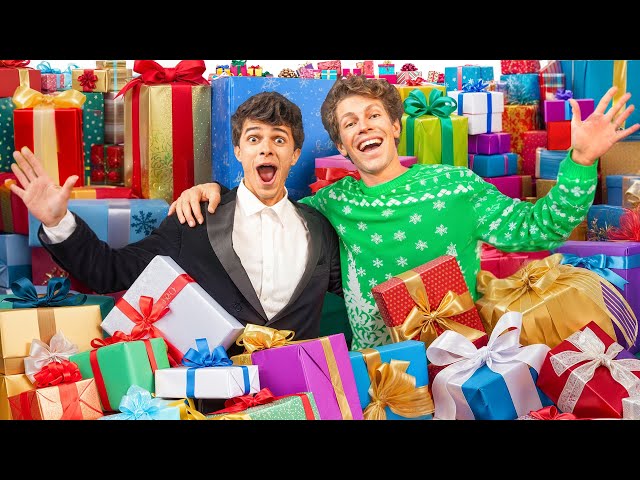 I Surprised YouTubers With 100 Presents!