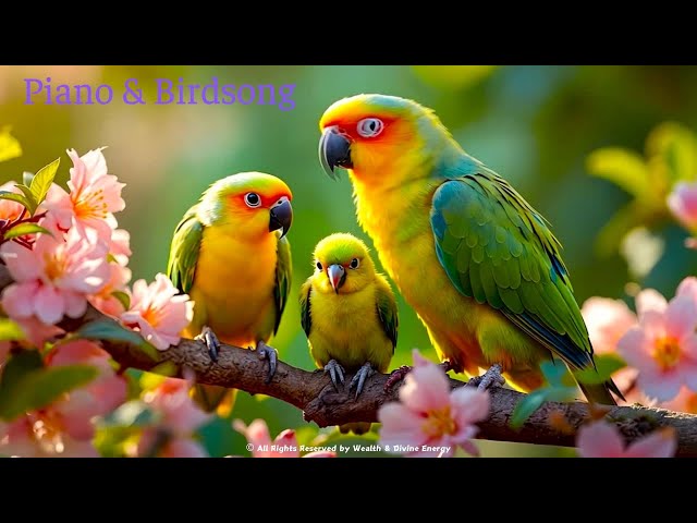 Piano and Birdsong 🌿 Calming Nature Sounds for Relaxation and Stress Relief