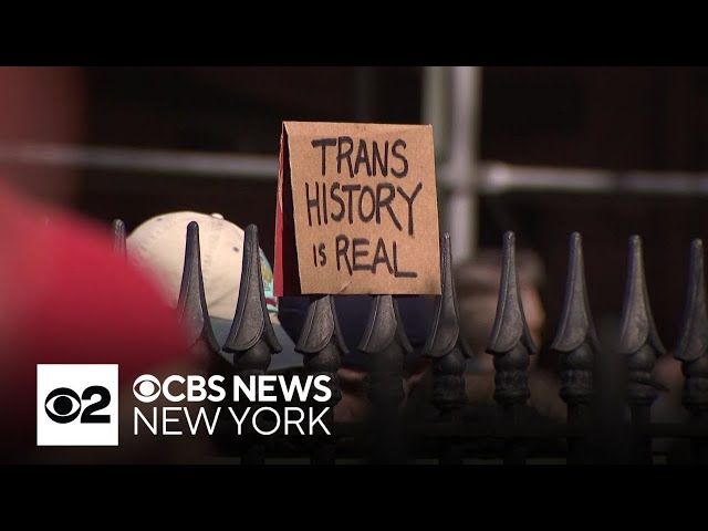 New Yorkers protest erasing words transgender, queer from Stonewall National Monument website