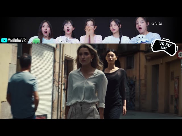 NewJeans's Reaction to 'Cool With You' A/B MV (My ver.) (VR 3D SIM)