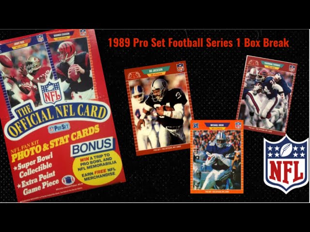 1989 ProSet Football Hobby Box Break-Series 1