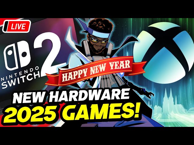 HAPPY NEW YEAR! BIG Nintendo 2025, New Hardware Reveals, Huge Games + MORE! - PE LIVE!