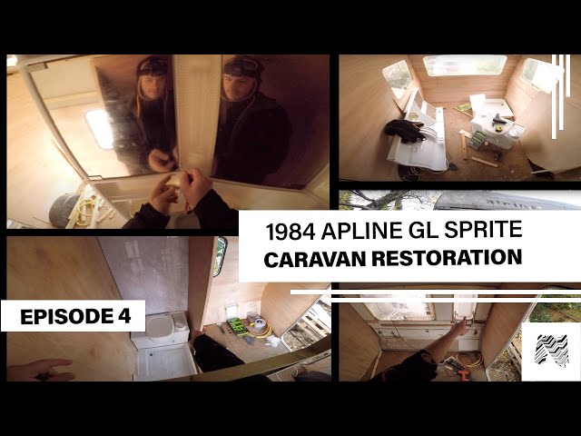 1984 Apline GL Sprite Caravan Restoration Ep 4