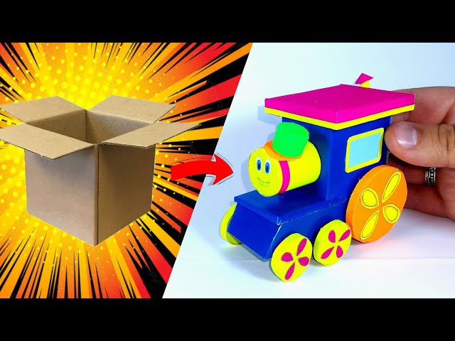 Bob the train Easy toys Diy Cardboard crafts for kids