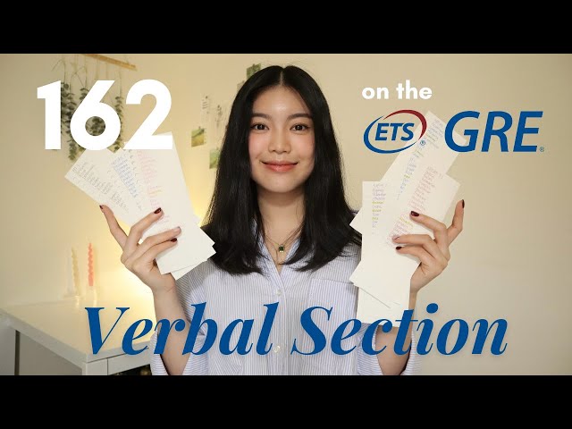 How I Got a 162 on the GRE VERBAL REASONING Section in 2 Months | 2025