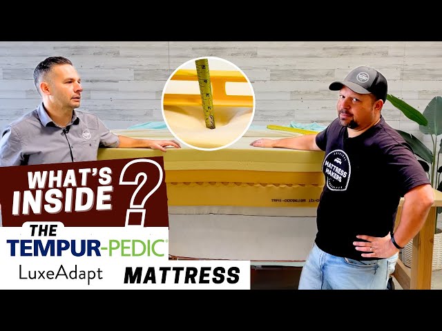 What's Really Inside The Tempur-Pedic Luxe Adapt Mattress : Anatomy Of A Mattress