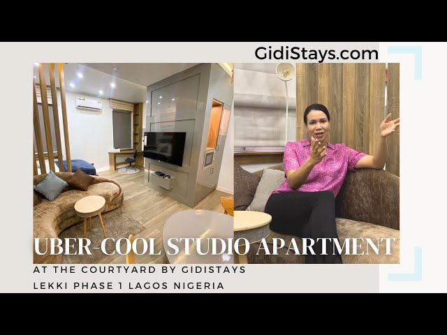 Uber-Cool Studio Apartment at the Courtyard by GidiStays || Lekki Phase 1 Lagos Nigeria Airbnb