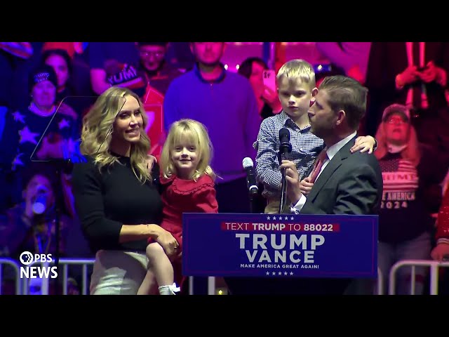 WATCH: Trump family members speak at 'victory rally' on eve of Inauguration Day