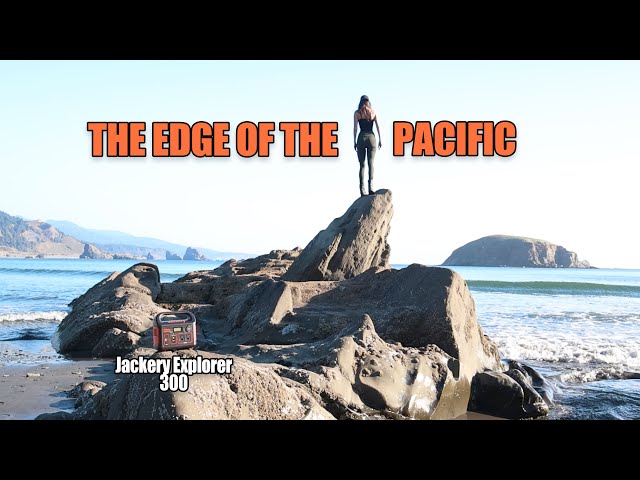 EPIC SOLO FEMALE HIKE on the OREGON COAST - Jackery Explorer 300 | Prime Big Deal Days #powerstation