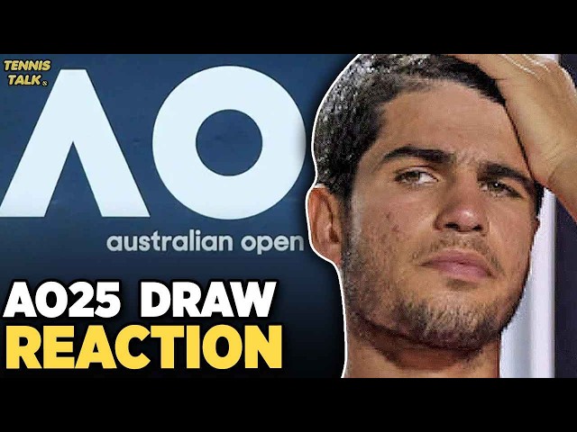 Alcaraz, Djokovic Nightmare | Sinner, Fritz SF Clash | Australian Open 2025 Draw Reaction