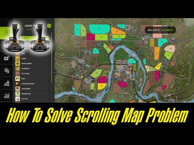 🚧 How To Fix - Thrustmaster Joysticks Cause PDA Map Scrolling🚧 Farming Simulator 25