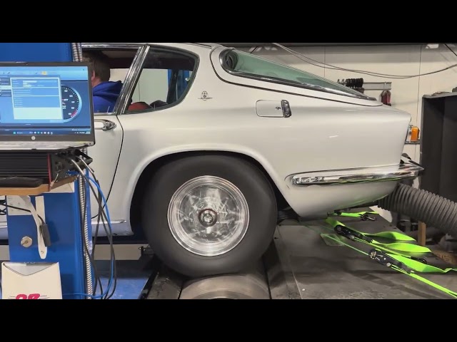 1966 Maserati Mistral Superlight on the dyno run