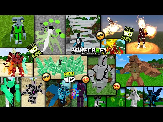 🥰NEW BEN 10 V3 MOD FOR MINECRAFT PE 🔥 | MCPE 1.20+