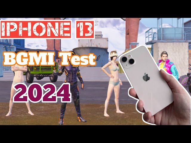 iPhone 13 BGMI Test 2024 #bgmi #pubgmobile #pubg #gaming #iphone13test #2024