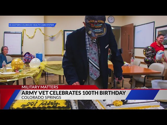 WWII and Korean War veteran celebrates 100th birthday