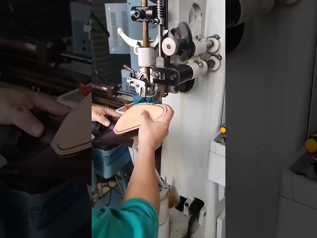 Leather shoes sole sewing