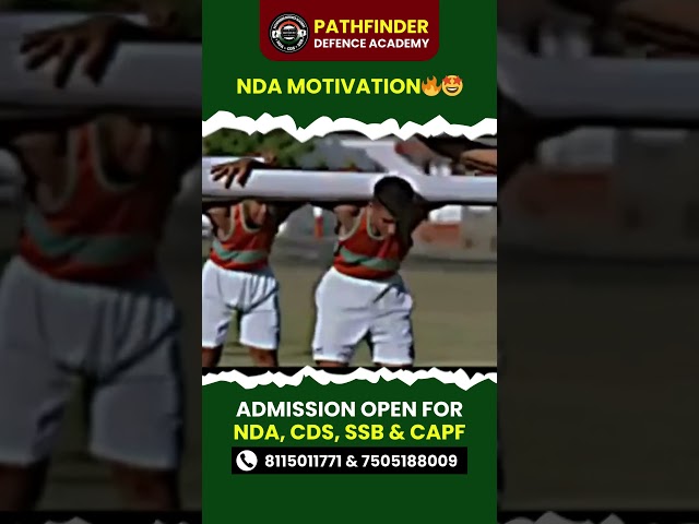 PFDA Motivation #nda #cds #CAPF #SSB #afcat #bestdefenceacademy #bestndacoaching #pathfinderacademy