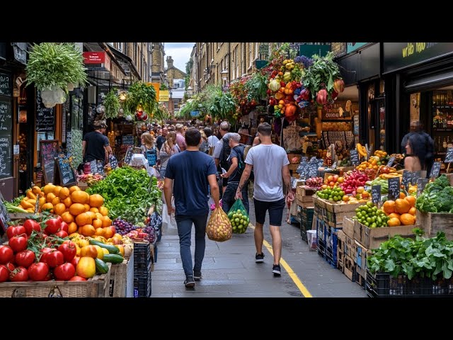 London Walking Tour | Borough Market to Big Ben in 4K HDR 60FPS