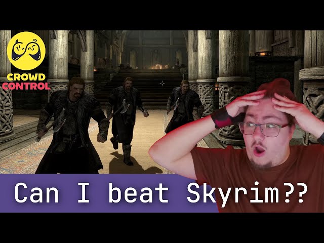 Can I Beat Skyrim While Chat Tries to Stop Me?