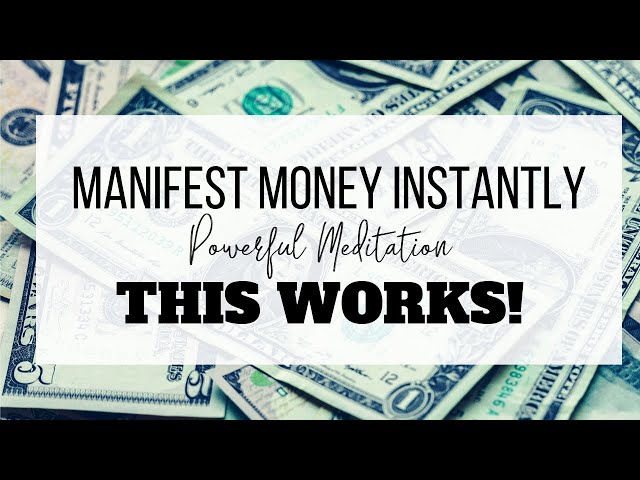 Manifest Money FAST | 15 Minute Meditation