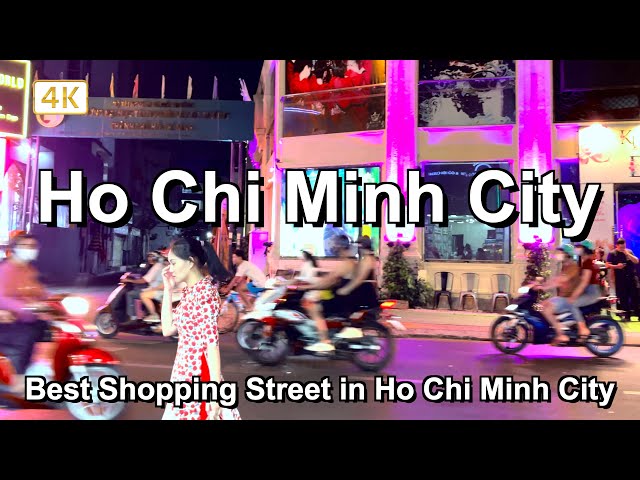 4K HO CHI MINH CITY VIETNAM 🇻🇳 District 3 Shopping Street Walking Tour | Vietnam 2023