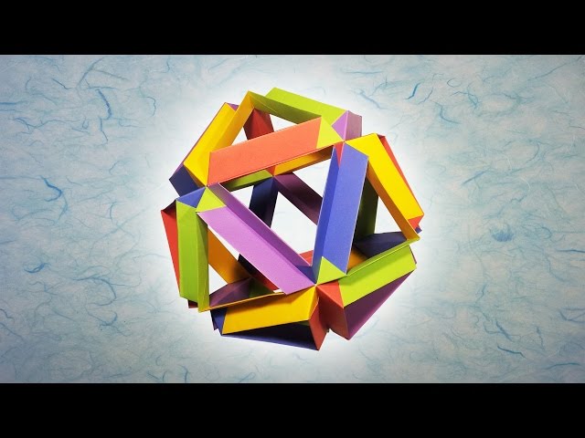 Origami Tutorial: Skella Gamma Kusudama (Maria Sinayskaya)