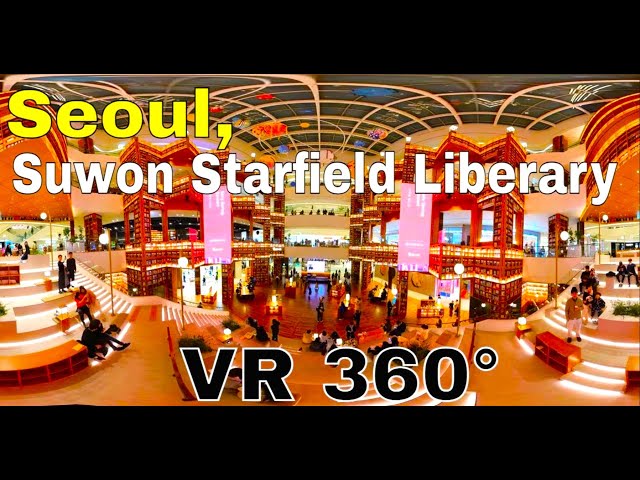 Suwon Starfield Library in VR 360 degree Video [6k]