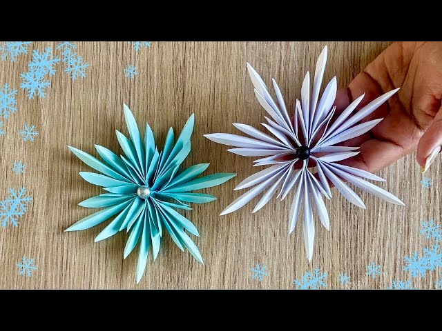 How to make Paper Snowflake | 3D Paper Snowflake | Paper Flowers