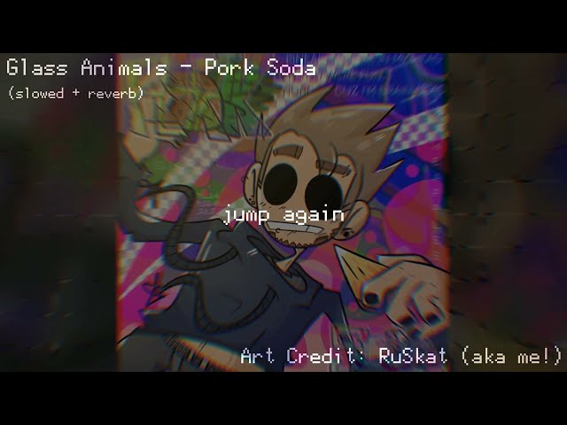 Glass Animals - Pork Soda (slowed + reverb) | lyrics & rus sub