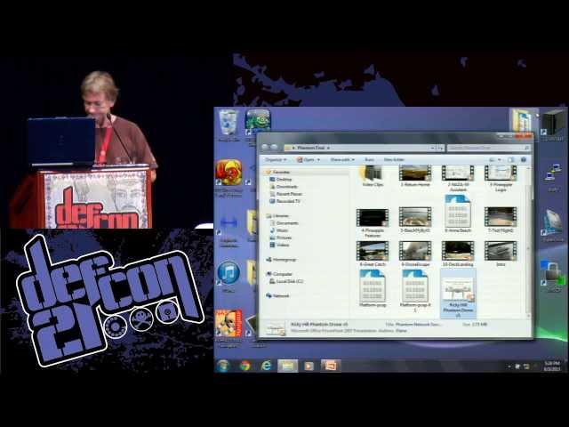DEF CON 21 - Ricky Hill - Phantom Network Surveillance UAV Drone