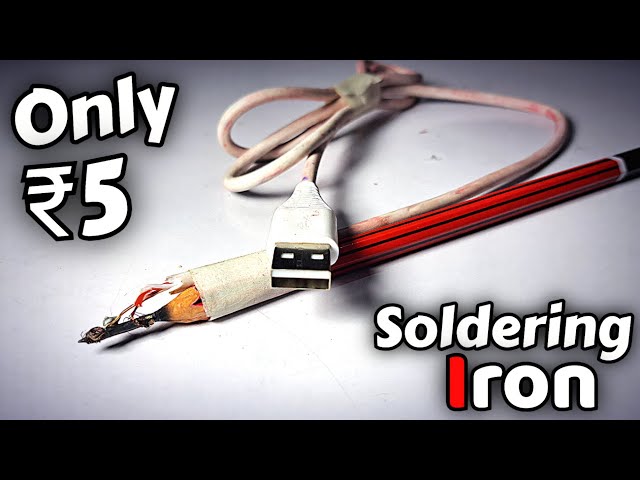 ₹5 में Soldering Iron बनाएं 😲😲 || Soldering Iron kaise banaen || How to make Soldering Iron #diy