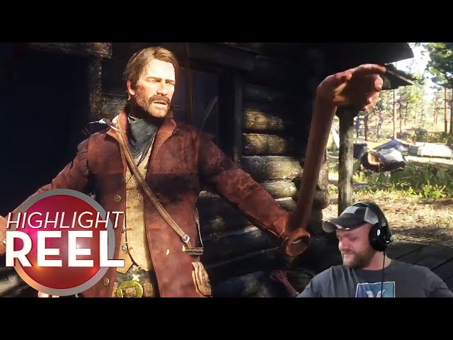 Highlight Reel #521 - Glitched Red Dead Character Moseys Hard