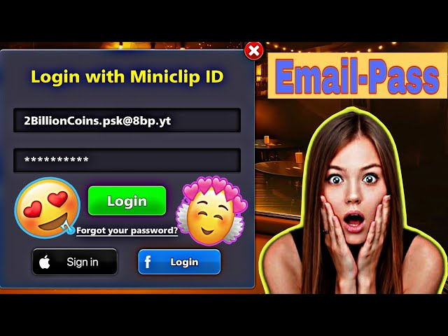 8 Ball Pool Account Email Password | 8 Ball Pool Account Giveaway 2025 | PSK 8BP YT #8ballpool