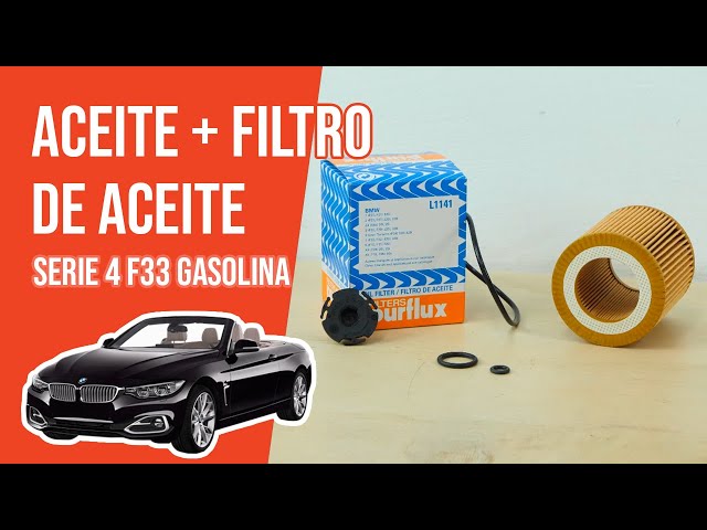 Cambio de aceite y de filtro de aceite BMW 428i F33 🛢